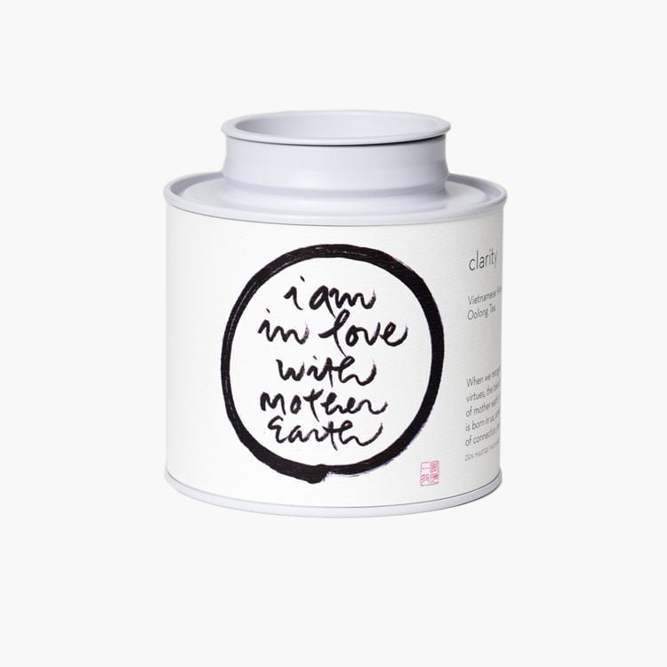 Organic OOLONG tea in the metal bin. As an aspiration to practice mindfulness as deeply taught by revered teacher and Zen master ThÃch Nhat Hanh,.