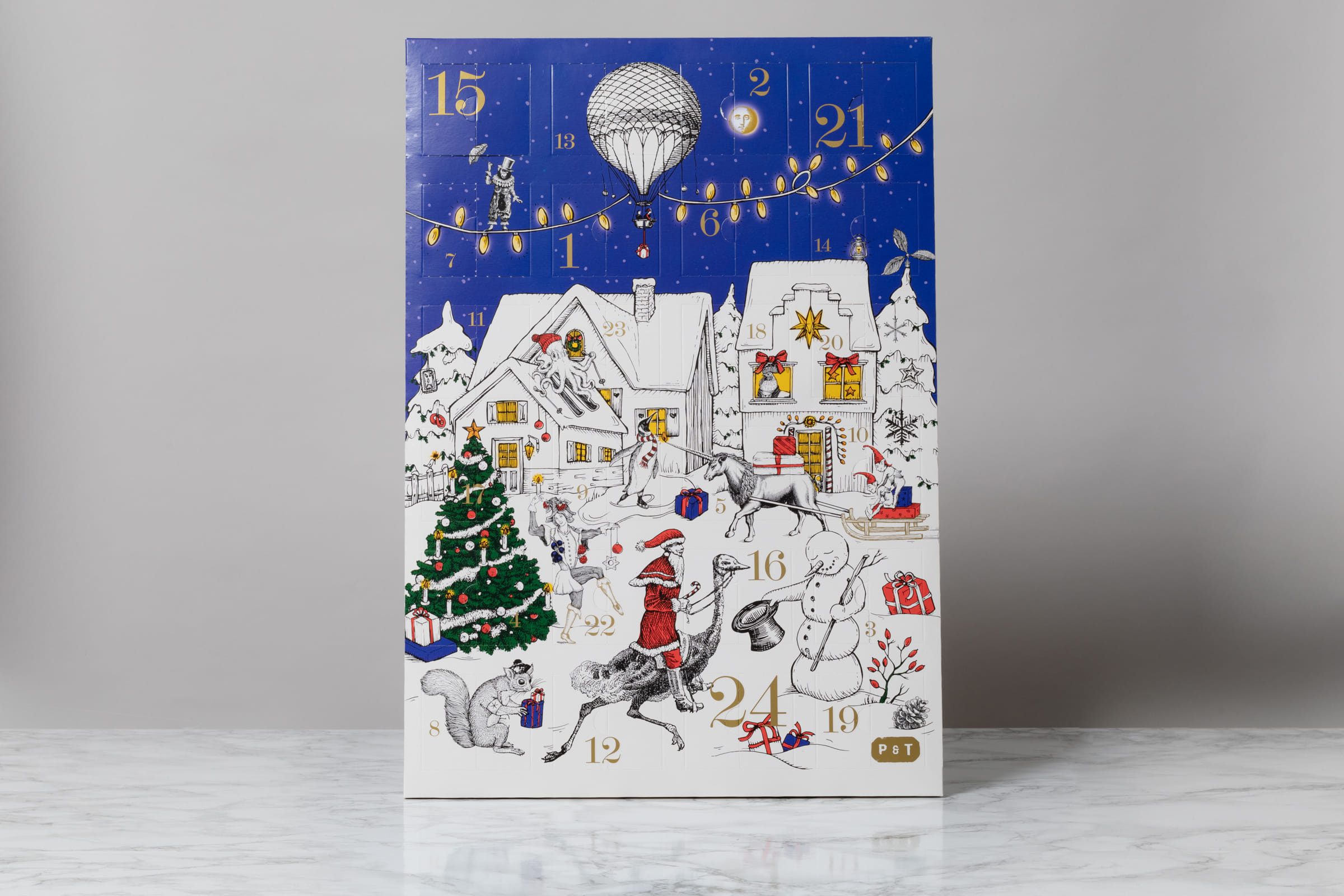 P & T Advent Calendar 24 different teabags ONLY 2 LEFT !! - Image 2
