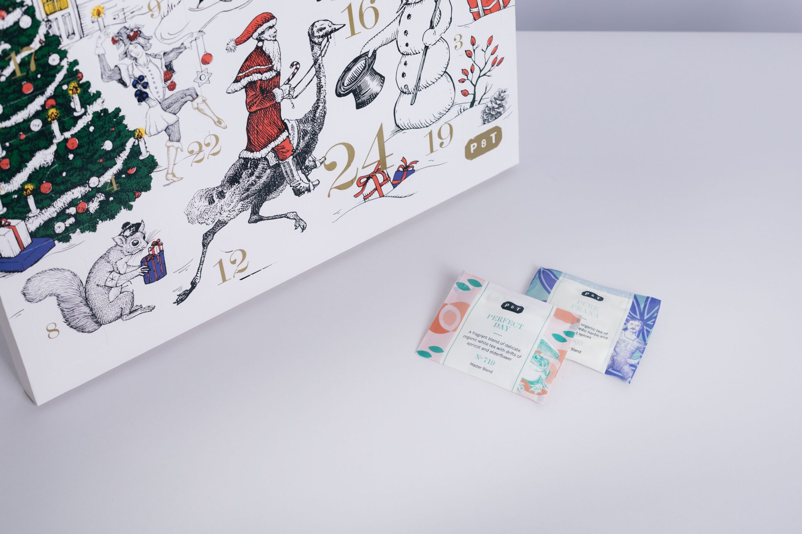 P & T Advent Calendar 24 different teabags ONLY 2 LEFT !! - Image 5